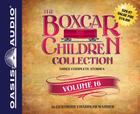 The Boxcar Children Collection Volume 16 (Library Edition): The Chocolate Sundae Mystery, The Mystery of the Hot Air Balloon, The Mystery Bookstore By Gertrude Chandler Warner, Aimee Lilly (Narrator) Cover Image