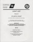 Light List: Atlantic Coast, from Croix River, Maine to Shrewsbury River, New Jersey 2014 Cover Image