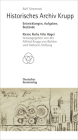 Historisches Archiv Krupp: Entwicklungen, Aufgaben, Bestände By Ralf Stremmel, Alfried Krupp Von Bohlen Und (Editor) Cover Image
