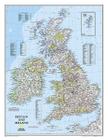 National Geographic: Britain and Ireland Classic Wall Map (23.5 X 30.25 Inches) (National Geographic Reference Map) By National Geographic Maps - Reference Cover Image