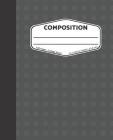 Composition: Gray Boxes - College Ruled Composition Notebook Cover Image