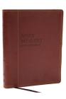 Noteworthy New Testament: Read and Journal Through the New Testament in a Year (Nkjv, Brown Leathersoft, Comfort Print) Cover Image