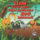 Liam Let's Meet Some Adorable Zoo Animals!: Personalized Baby Books with Your Child's Name in the Story - Zoo Animals Book for Toddlers - Children's B Cover Image