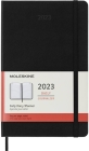 Moleskine 2023 Daily Planner, 12M, Large, Black, Hard Cover (5 x 8.25) Cover Image
