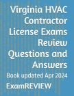 Virginia HVAC Contractor License Exams Review Questions and Answers By Mike Yu, Examreview Cover Image