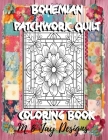 Bohemian Patchwork Quilt Coloring Book Cover Image