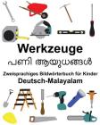 Deutsch-Malayalam Werkzeuge Zweisprachiges Bildwörterbuch für Kinder Cover Image