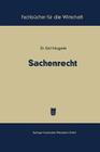 Sachenrecht By Karl Mugele Cover Image