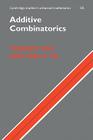 Additive Combinatorics (Cambridge Studies in Advanced Mathematics #105) By Terence Tao, Van H. Vu Cover Image