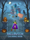 Halloween Coloring Book: kids appropriate cute and funny Halloween coloring book By Dark House ). Cover Image