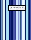 Table Reservation Book: Booking Diary Restaurants Reservations Logbook Reservations Note Book Table Reservations, Restaurants Dinner Reservati By Jason Soft Cover Image