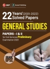 Upsc 2023: General Studies Paper I & II - 22 Years' Solved Papers 2001 - 2022 by Access By G K Publications (P) Ltd Cover Image