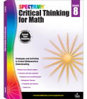 Spectrum Critical Thinking for Math, Grade 8: Volume 50 Cover Image