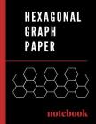 Hexagonal Graph Paper Notebook: 0.2 hexagon grid perfect for organic chemistry, tiling & mosaics, RPG and Strategy gaming, crochet & bead work design Cover Image