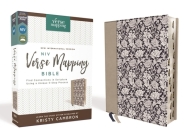 Niv, Verse Mapping Bible, Leathersoft, Navy Floral, Thumb Indexed, Comfort Print: Find Connections in Scripture Using a Unique 5-Step Process By Kristy Cambron (Editor), Zondervan Cover Image