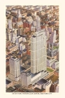 Vintage Journal Aerial View of Rockefeller Center, New York City Cover Image