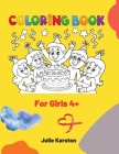 Coloring Book for Girls Ages 4-8: Color and activity book Coloring Book for Girls Ages 4-8 Educational Activity Book for Kids Cover Image