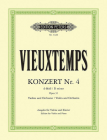 Violin Concerto No. 4 in D Minor Op. 31 (Edition for Violin and Piano) (Edition Peters) By Henri Vieuxtemps (Composer), Enrique Fernandez Arbos (Composer) Cover Image