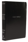 NKJV, Reference Bible, Center-Column Giant Print, Leather-Look, Black, Red Letter Edition, Comfort Print Cover Image