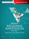 Brown's Regional Anesthesia Review By Ehab Farag, Loran Mounir-Soliman Cover Image