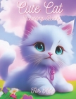 Cute Cat Coloring Book: For Kids Cover Image