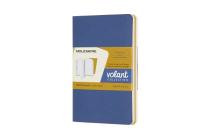 Moleskine Volant Journal, Pocket, Ruled, Forget-Me-Not Blue/Amber Yellow (3.5 x 5.5) By Moleskine Cover Image