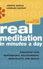 Real Meditation in Minutes a Day: Enhancing Your Performance, Relationships, Spirituality, and Health By Joseph Arpaia, Lobsang Rapgay, Dalai Lama (Foreword by) Cover Image