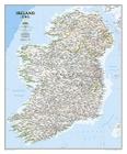 National Geographic Ireland Wall Map - Classic - Laminated (30 X 36 In) (National Geographic Reference Map) By National Geographic Maps Cover Image