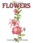 Flowers Coloring Book for Adults Cover Image