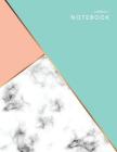 Cornell Notebook: Pastel Marble - 120 White Pages 8.5x11
