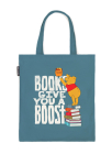 Disney Winnie the Pooh: Books Give You a Boost Tote Bag By Out of Print Cover Image