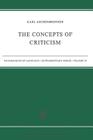 The Concepts of Criticism (Foundations of Language Supplementary #20) By L. Aschenbrenner Cover Image