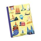 All Around the World Deluxe Journal By Mudpuppy, Jamey Christoph (Illustrator) Cover Image