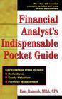 Financial Analyst's Indispensible Pocket Guide By Ram Ramesh Cover Image