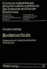 Bodenschutz: Gegenstand Interdisziplinaerer Forschung (Forschungen Der Europaeischen Fakultaet Fuer Bodenordnung #13) By Robert Weimar (Editor), Guido Leidig Cover Image