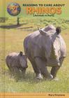 Top 50 Reasons to Care about Rhinos: Animals in Peril (Top 50 Reasons to Care about Endangered Animals) Cover Image