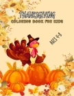 Thanksgiving Coloring Book For Kids Ages 4-8: 50 Thanksgiving Coloring Pages For Kids, Autumn Leaves, Pumpkins, Turkeys Original & Unique Coloring Pag By Rocib Coloring Press Cover Image