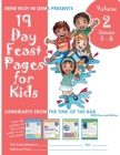 19 Day Feast Pages for Kids Volume 2 / Book 2: Early Bahá'í History - Lionhearts from the Time of the Báb (Issues 5 - 8) Cover Image