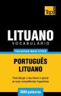 Vocabulário Português-Lituano - 3000 palavras mais úteis By Andrey Taranov Cover Image