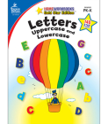 Letters: Uppercase and Lowercase, Grades Pk - K: Gold Star Edition Volume 8 (Home Workbooks) Cover Image