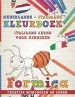 Kleurboek Nederlands - Italiaans I Italiaans Leren Voor Kinderen I Creatief Schilderen En Leren By Nerdmedianl Cover Image