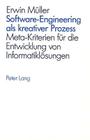 Software-Engineering ALS Kreativer Prozess: Meta-Kriterien Fuer Die Entwicklung Von Informatikloesungen By Erwin Muller, Erwin Meuller Cover Image