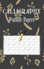 Calligraphy Practice Paper: 100 sheet pad, calligraphy style writing paper and workbook. Cover Image