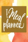 Weekly Meal Planner: Easy 52 Week Menu Planner Prep with Grocery List By Jamillah Cute Happy Planners Cover Image