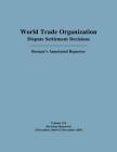 World Trade Organization Dispute Settlement Decisions: Bernan's Annotated Reporter By Mark D. Nguyen Cover Image
