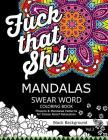 Mandalas Swear Word Coloring Book Black Background Vol.3: Stress Relief Relaxation Flowers Patterns Cover Image