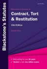 Blackstone's Statutes on Contract, Tort & Restitution Cover Image