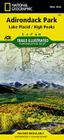 Lake Placid, High Peaks: Adirondack Park (National Geographic Trails Illustrated Map #742) By National Geographic Maps Cover Image
