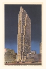 Vintage Journal Night, RCA Building, Rockefeller Center, New York City By Found Image Press (Producer) Cover Image
