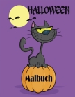 Halloween Malbuch: Kleinkinder Halloween Buch, 8-12 Jahre, mit: Tricks Zauber Monster By Gudrun Salzmann Cover Image